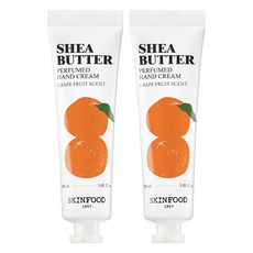 SKINFOOD 乳木果油香氛護手霜 葡萄柚香, 2個, 30ml