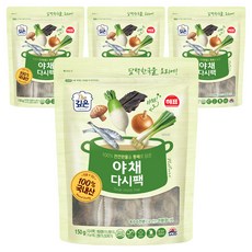 해표 야채 다시팩 10p, 150g, 4개