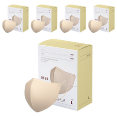 맘편히마스크 새부리형 마스크 성인용 KF94, 25개입, 5개