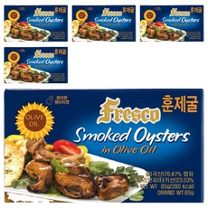 프레스코 훈제 굴, 65g, 5개