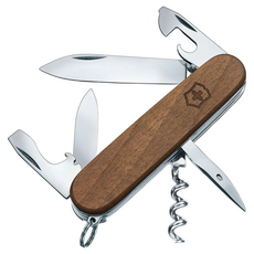 VICTORINOX 瑞士維氏 核桃木系列 斯巴達 10用瑞士刀 瑞士製造 1.3601.63 91mm, 1個