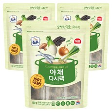 해표 야채 다시팩 10p, 150g, 3개