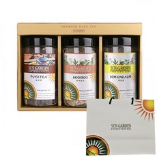 罐裝優質花草茶三角茶包禮盒 3款組 B款, 純茶+博士茶+檸檬香蜂草茶茶+購物袋, 1盒