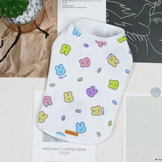 DING DONG PET 寵物蠟筆可愛T恤, 粉彩色