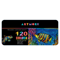 ARTMORE 專業用彩色鉛筆鐵盒, 1個, 120色