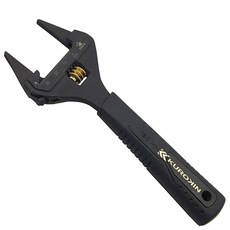 FUJIYA 富士箭 先端薄型活動板手 大開口 34mm 黑金, 1支