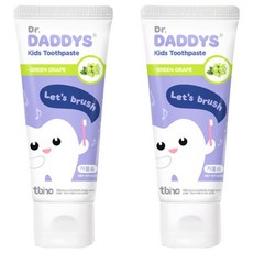 DR.DADDYS 孩童低氟牙膏, 60g, 2個