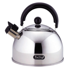 FREIZ 和平 Emily 3L 不鏽鋼笛音壺 EI-21 適用於IH爐及瓦斯爐, 銀色, 1個