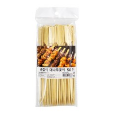 키친유 손잡이 대나무꽂이 20cm, 1개, 50개입