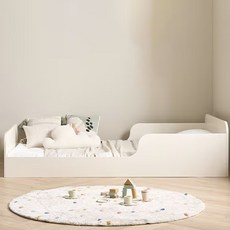 리바트 꼼므 침대 프레임 방문설치, 올화이트