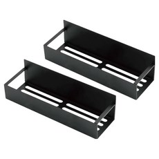 小麥購物 冰箱磁吸置物架 C558 小 382g, 黑色, 2個