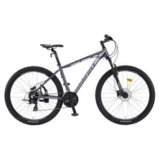 스마트 27.5 테트라300 MTB 알루미늄 디스크 브레이크 14.5kg 신장 165~175cm, 라벤더그레이무광, 1개, 17