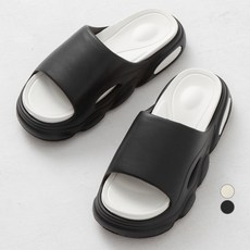 CARET 足弓支撐EVA雙層緩震恢復拖鞋, 280, 黑色