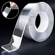 Kumal 可撕式無痕超強力矽膠雙面膠帶 3m, 2個, 透明