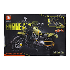 FORANGE BLOCK 方橙積木 變形機車 FC9303 479PCS+ 6歲以上, 1盒