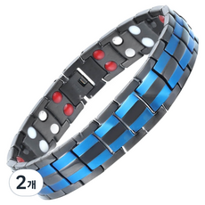 KODACHIEF 個性十足雙線護理手鍊 黑藍色 225 x 15 mm, 2個