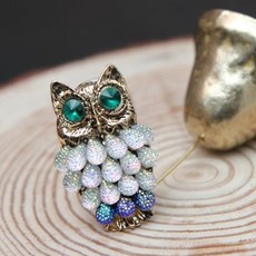 Kuching Island 招財水滴貓頭鷹風鈴, 藍色