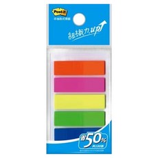 3M Post-it 利貼 可再貼5色全彩標籤 #583-5, 100張, 1包