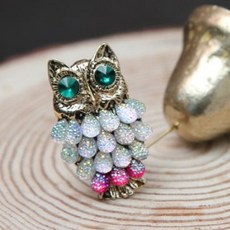 Kuching Island 招財水滴貓頭鷹風鈴, 粉紅色