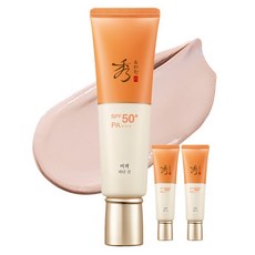 수려한 비책자단 선크림 SPF50+ PA+++, 50ml, 3개