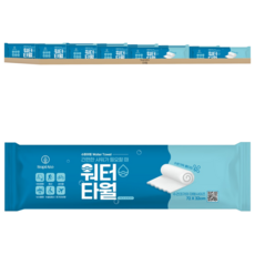 Supiato 大尺寸水感潔膚巾, 10包, 1袋