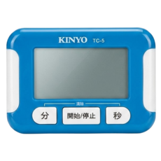 Kinyo 電子式正倒數計時器, TC-5 藍, 1個