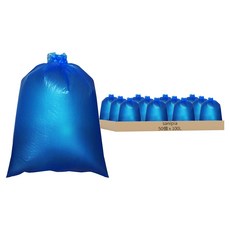 sanipia 平板特大回收垃圾塑膠袋 (藍色), 50個, 100L