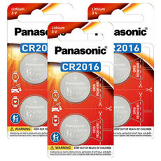 Panasonic 國際牌 台灣公司貨 鋰鈕扣電池 CR-2032TW, 2入, 3組