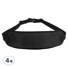 Dr.Felice J 輪椅束帶 安全帶, 4個, 黑色