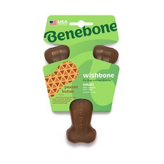 Benebone 班尼狗 Wishbone 狗狗咀嚼玩具, 花生醬, 1個