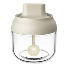 3WELL 勺蓋一體調味瓶 定量控鹽調味罐 250ml, 1個