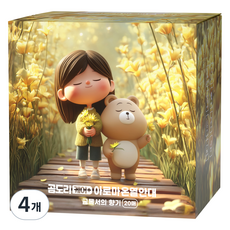 곰도리 케어 플러스 아로마 온열안대 금목서향, 20개입, 4세트