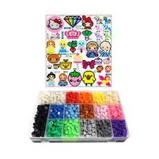 基本款拼豆 16色款+女孩圖案款 2入, 混色