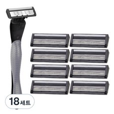 MAX 男用刮鬍刀+替換刀片 8入, 18套