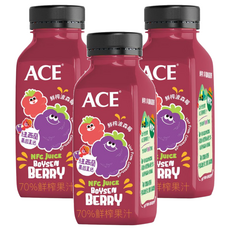 ACE 鮮榨 蘋果波森莓汁, 3瓶
