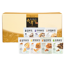 hanbugak 7種炸蔬菜脆片1號禮盒組, 210g, 1組