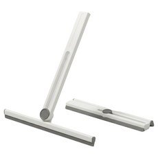 웰티움 초경량 접이식 휴대용 물기제거 청소 스퀴지, 화이트, 2개