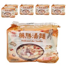 崇德發 藥膳湯麵 Medicated diet Noodles 全素 5包入, 30包