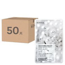 eunyul Natural系列 珍珠面膜 22毫升, 適合所有膚質, 50片, 1組