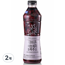 더바른 타트체리 농축주스, 2개, 1L