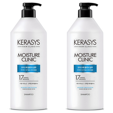 케라시스 모이스춰 클리닉 단백질 샴푸 플로럴파우더향, 980ml, 2개