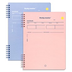 春左鐵字背筆記B5, 2個, 藍色+粉紅色