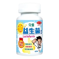 good Life 得意人生 兒童益生菌嚼錠 含乳鐵蛋白, 60顆, 800mg, 1罐