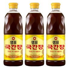 샘표 국간장, 3개, 860ml