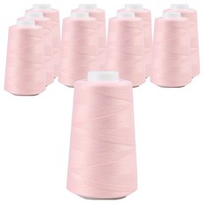 OWL 40支2股 縫紉線 5入, 淺粉色, 2套