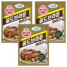 OTTOGI 不倒翁 黃金韓式燴飯醬調理包, 80g, 3個