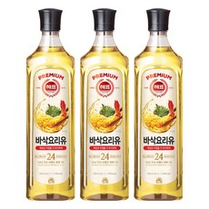 해표 바삭 요리유, 3개, 900ml