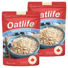 Dubo sikpum 加拿大即食燕麥片, 1kg, 2包