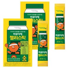 Haruyachae 每日蔬果果凍棒 橘子味, 225g, 2盒