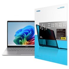 YADI 亞第 插卡隱貼 16:10 水之鏡防窺片 ASUS Vivobook S14 S3407QA 專用 PF4PPB-W140, 透明, 1片